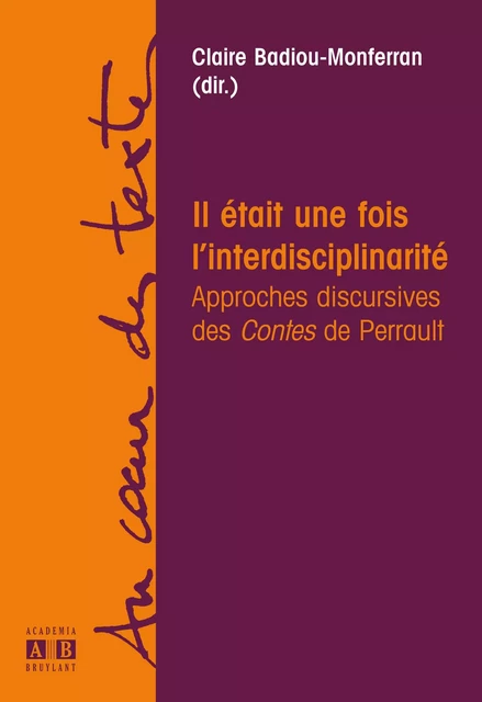 Il était une fois l'interdisciplinarité - Claire Badiou-Monferran - Academia