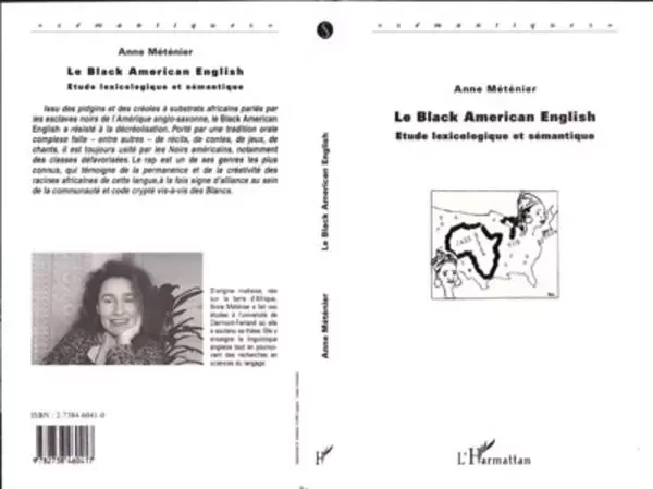 Le Black American English - Anne Méténier - Editions L'Harmattan