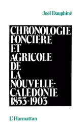 Chronologie foncière et agricole de la Nouvelle Calédonie