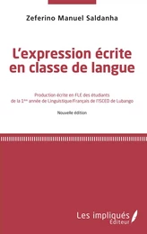 L'Expression écrite en classe de langue