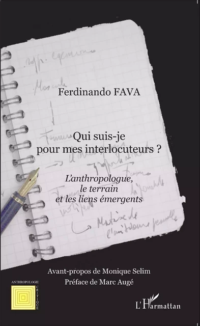 Qui suis-je pour mes interlocuteurs ? - Ferdinando Fava - Editions L'Harmattan