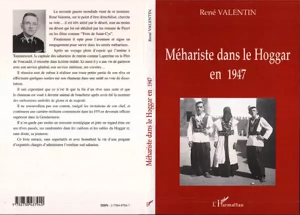 MEHARISTE DANS LE HOGGAR EN 1947 - René Valentin - Editions L'Harmattan