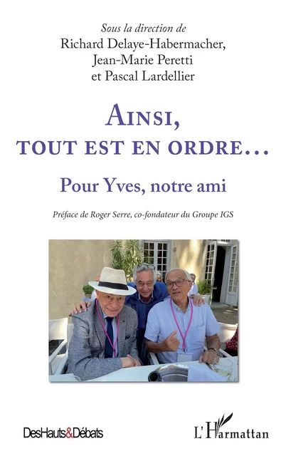 Ainsi, tout est en ordre... -  - Editions L'Harmattan