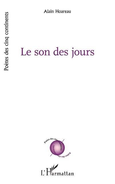 Le son des jours - Alain Hoareau - Editions L'Harmattan