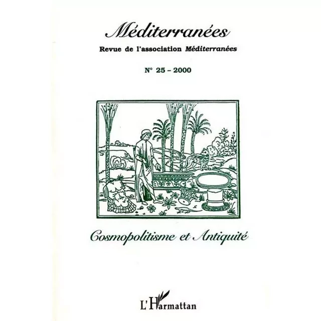 Cosmopolitisme et antiquité - Jacques Bouineau - Editions L'Harmattan