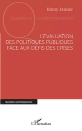 L'évaluation des politiques publiques face aux défis des crises