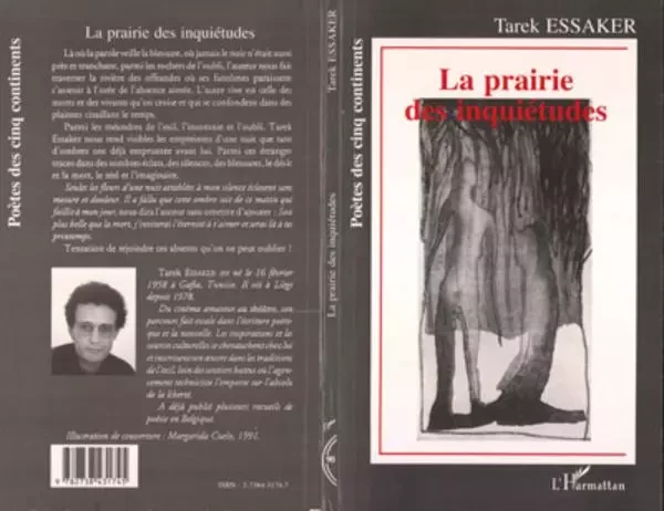 La prairie des inquiétudes - Tarek Essaker - Editions L'Harmattan