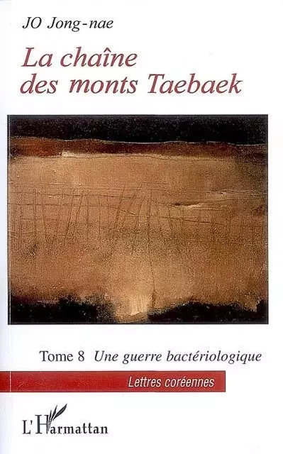 La chaîne des monts Taebaek - Jong-Nae Jo - Editions L'Harmattan