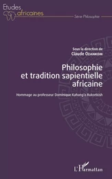 Philosophie et tradition sapientielle africaine