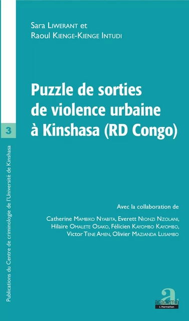 Puzzle de sorties de violence urbaine à Kinshasa (RD Congo) - Sara Liwerant, Raoul Kienge-Kienge Intudi - Academia