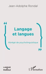 Langage et langues