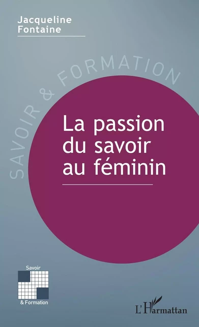 La passion du savoir au féminin - Jacqueline Fontaine - Editions L'Harmattan