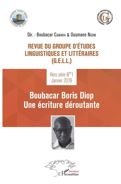 Revue du groupe d'études linguistiques et littéraires - Boubakar Camara, Ousmane Ngom - Editions L'Harmattan