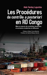 Les Procédures de contrôle <em>a posteriori</em> en RD Congo