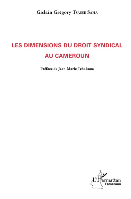 Les dimensions du droit syndical au Cameroun - Gislain Grégory Tsasse Saha - Editions L'Harmattan