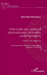 Petit traité des relations internationales africaines contemporaines