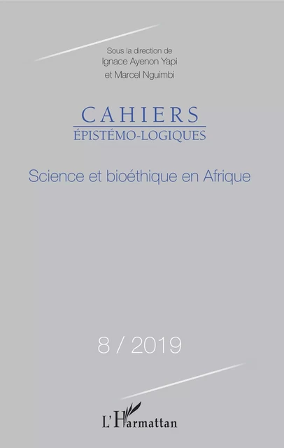 Science et bioéthique en Afrique - Marcel Nguimbi, Ignace Yapi Ayenon - Editions L'Harmattan