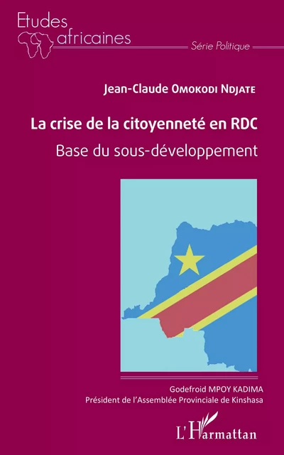 La crise de la citoyenneté en RDC - Jean-Claude Omokodi Ndjate - Editions L'Harmattan