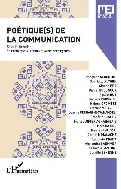 Poétique(s) de la communication - Alexandre Eyriès - Editions L'Harmattan