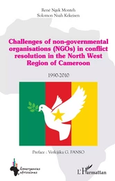 Challenges of non-governmental organisations (NGOs) in conflict resolution