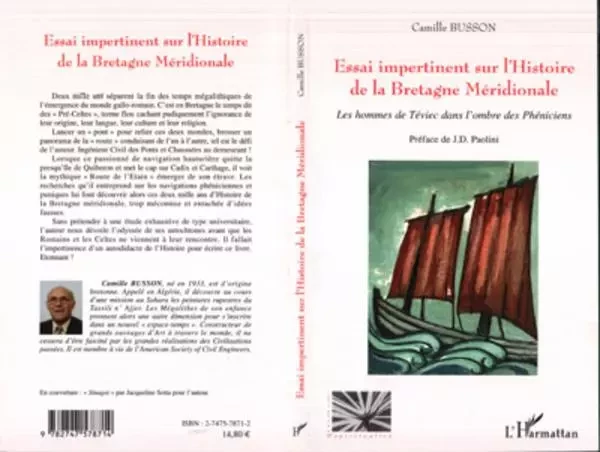 Essai impertinent sur l'Histoire de la Bretagne Méridionale - Camille Busson - Editions L'Harmattan