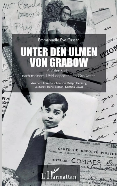 Unter den Ulmen von Grabow - Emmanuelle Eve Cassan - Editions L'Harmattan