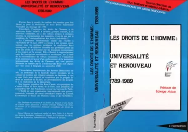 Les Droits de l'Homme - Gérard Marcou - Editions L'Harmattan