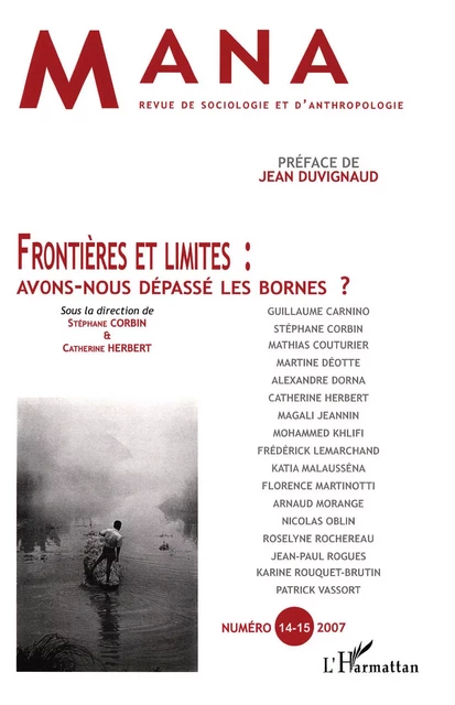 Frontières et limites : avons-nous dépassé les bornes ? - Stephane Corbin - Editions L'Harmattan