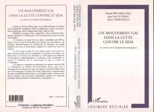 MOUVEMENT (UN) GAI DANS LA LUTTE CONTRE LE SIDA - Jean-Yves Le Talec, Sylvie Tomolillo, Daniel Welzer-Lang - Editions L'Harmattan