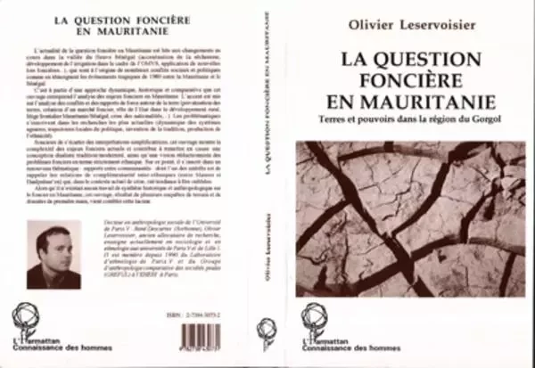 La question foncière en Mauritanie - Olivier Leservoisier - Editions L'Harmattan