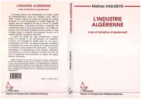 L'industrie algérienne - Mahrez Hadjseyd - Editions L'Harmattan