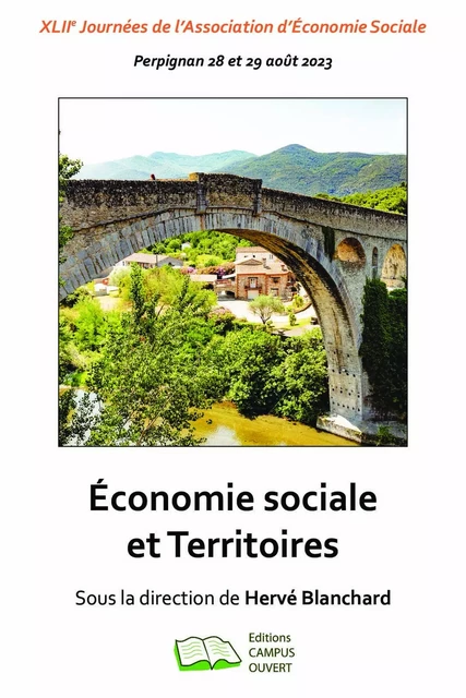 Economie sociale et Territoires - Hervé Blanchard - Editions Campus Ouvert