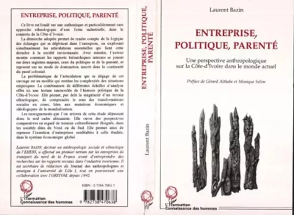 Entreprise, politique, parenté - Laurent Bazin - Editions L'Harmattan