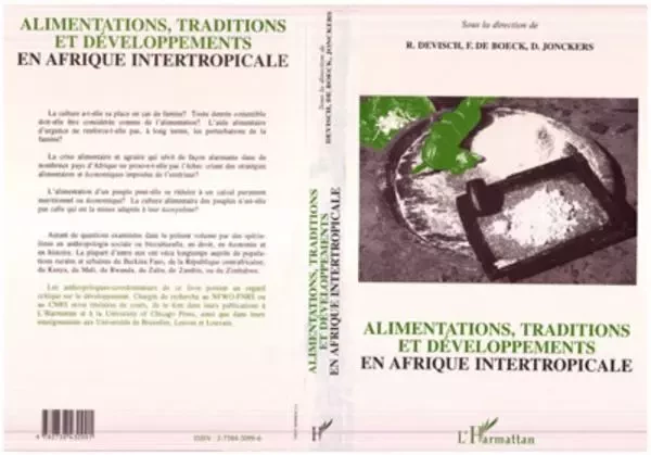 Alimentations, traditions et développements en Affique intertropicale - Danielle Jonckers - Editions L'Harmattan