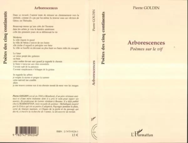 Arborescences - Pierre GOLDIN - Editions L'Harmattan