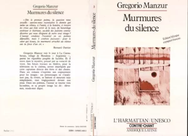 Murmures du silence - Gregorio Manzur - Editions L'Harmattan