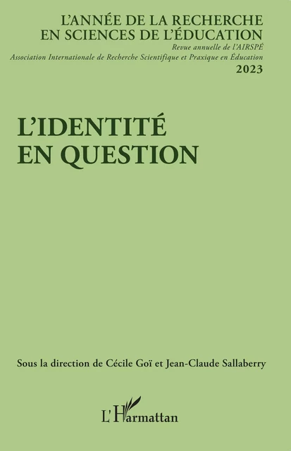 L’identité en question -  - Editions L'Harmattan