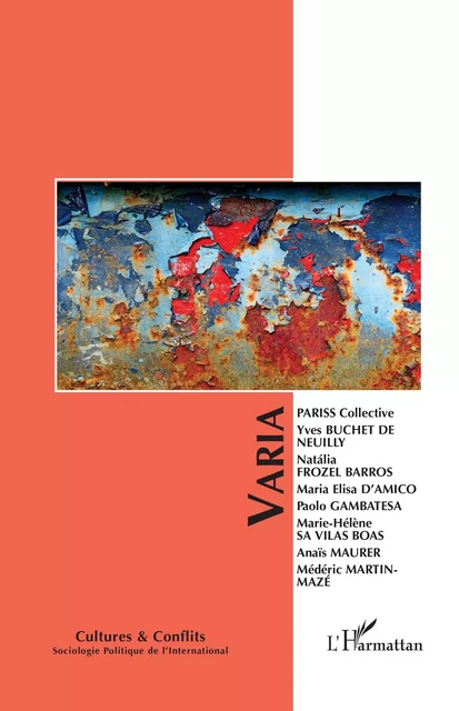 Varia - Karel Yon - Editions L'Harmattan