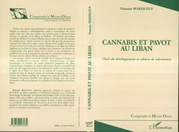 CANNABIS ET PAVOT AU LIBAN - Hassane Makhlouf - Editions L'Harmattan