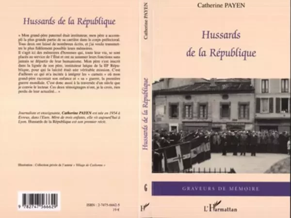 Hussards de la République - Catherine Payen - Editions L'Harmattan