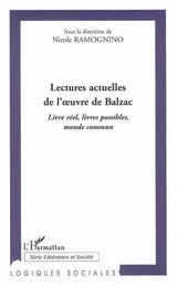 Lectures actuelles de l'oeuvre de Balzac -2