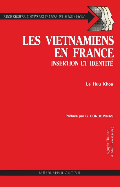 Les vietnamiens en France - Huu Khoa Le - Editions L'Harmattan