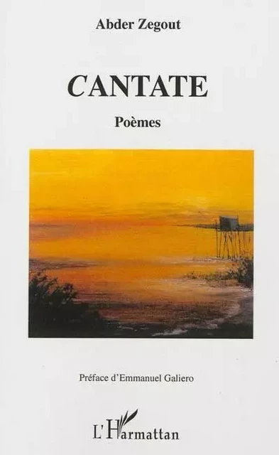 Cantate - Abder Zegout - Editions L'Harmattan