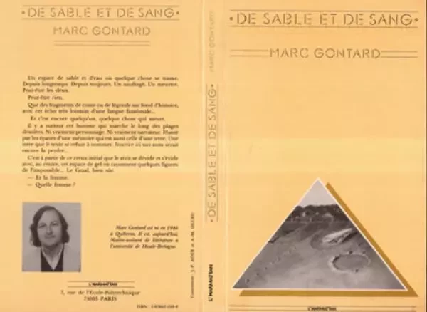 De sable et de sang - Marc Gontard - Editions L'Harmattan