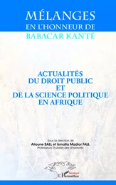 Mélanges en l'honneur de Babacar Kanté