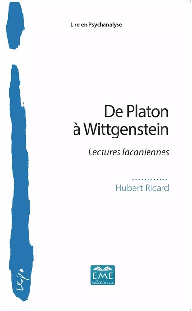 De Platon à Wittgenstein - Hubert Ricard - EME Editions