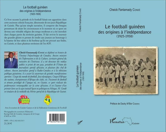 Le football guinéen - Cheikh Fantamady Conde - Editions L'Harmattan