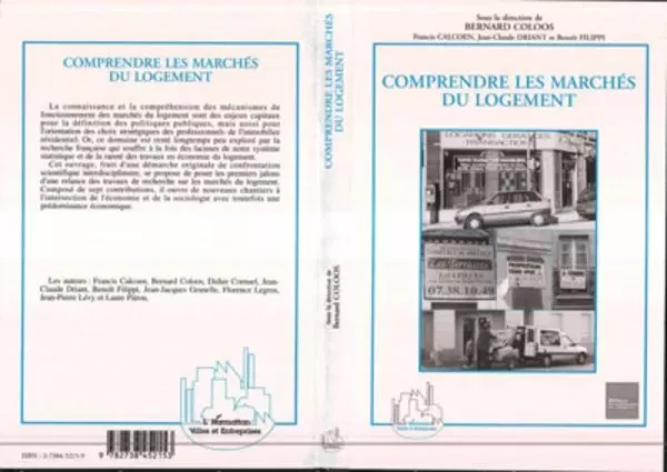 Comprendre les marchés du logement - Bernard Coloos - Editions L'Harmattan