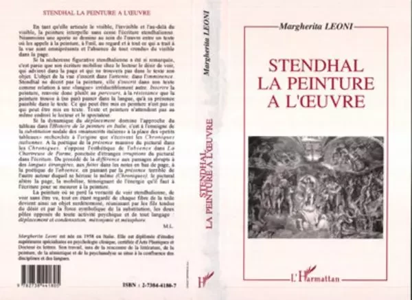 Stendhal, la peinture à l'oeuvre - Margherita Leoni - Editions L'Harmattan