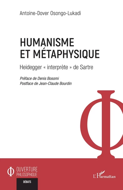 Humanisme et métaphysique - Antoine-Dover Osongo-Lukadi - Editions L'Harmattan